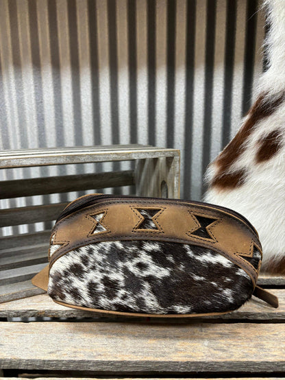 STS Roswell Belle Cowhide Hair-On Makeup Bag STS32417-Painted Cowgirl Western Store