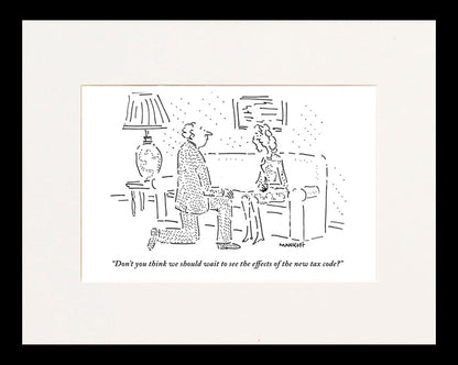 Tax Code Proposal Cartoon Print