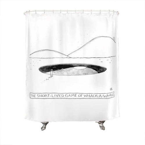 The Short-Lived Game of Whack-A-Whale Shower Curtain