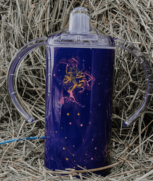 The Whole Herd Toddler Sippy Cup Tumbler Cosmic Cowgirl K3020-6