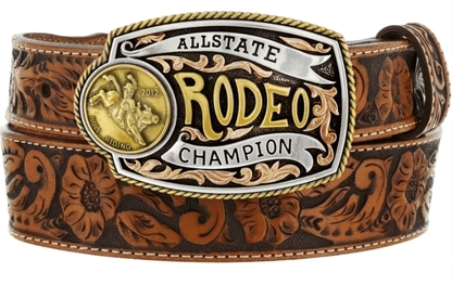 Tony Lama Kid's Brown Lil' Champ Leather Belt C60154