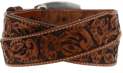 Tony Lama Kid's Brown Lil' Champ Leather Belt C60154