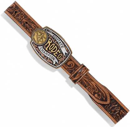 Tony Lama Kid's Brown Lil' Champ Leather Belt C60154