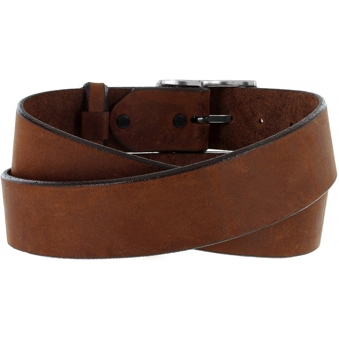 Tony Lama Men's Brown Billy Bob Leather Belt C41319-Painted Cowgirl Western Store