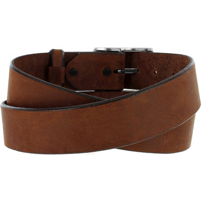 Tony Lama Men's Brown Billy Bob Leather Belt C41319-Painted Cowgirl Western Store