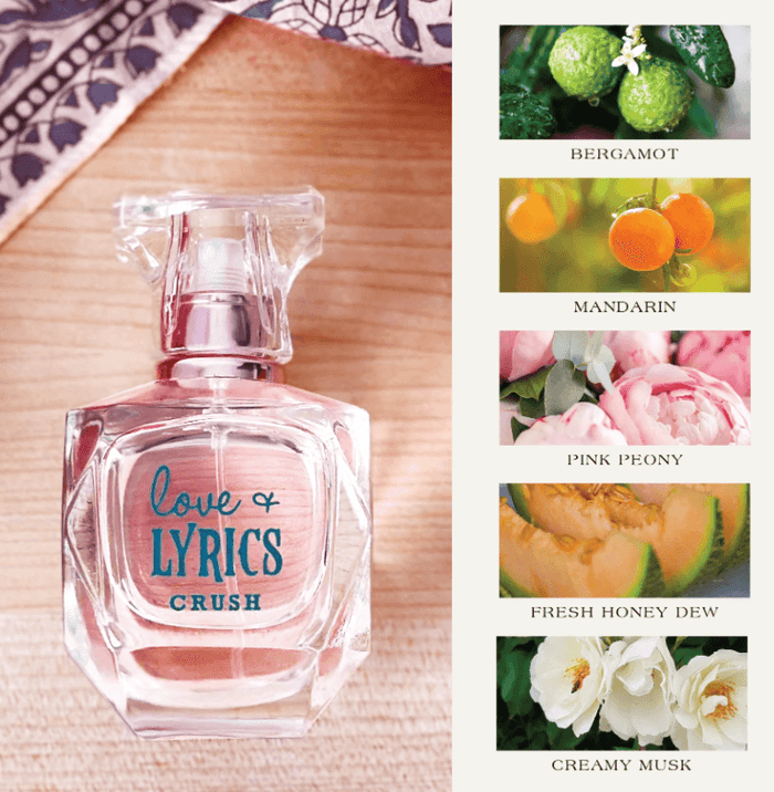 Tru Fragrance Women's Love & Lyrics Crush 1.7 oz. Eau De Parfum Spray 95176