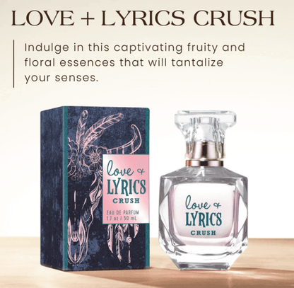 Tru Fragrance Women's Love & Lyrics Crush 1.7 oz. Eau De Parfum Spray 95176