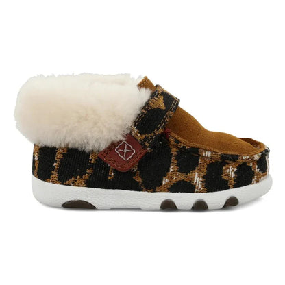 Twisted X Infant and Toddler Cheetah Print Driving Moc ICA0025-Painted Cowgirl Western Store