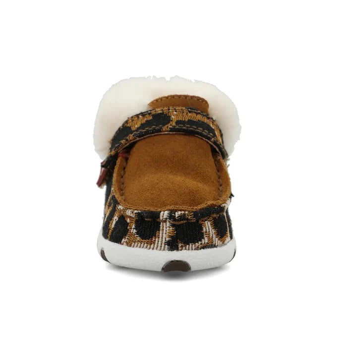 Twisted X Infant and Toddler Cheetah Print Driving Moc ICA0025-Painted Cowgirl Western Store