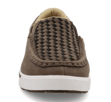 Twisted X Kid's Slip-On Kicks Taupe/Grey/Black Leather Shoes YCA0015