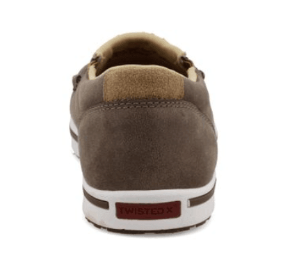 Twisted X Kid's Slip-On Kicks Taupe/Grey/Black Leather Shoes YCA0015