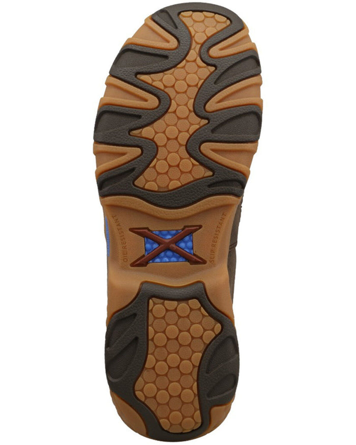 Twisted X Men's Brown Leather 4" Chelsea Boot Driving Moc Shoe MDMX001-Painted Cowgirl Western Store