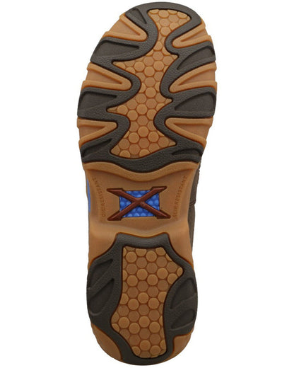 Twisted X Men's Brown Leather 4" Chelsea Boot Driving Moc Shoe MDMX001-Painted Cowgirl Western Store