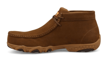 Twisted X Men's Chukka Saddle Leather  Nano Toe Work Driving Moc Shoe MDMXN01
