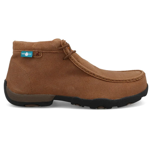 Twisted X Men's Saddle Leather Waterproof Nano Safety Toe Driving Moc Shoe MDMNTW2-Painted Cowgirl Western Store