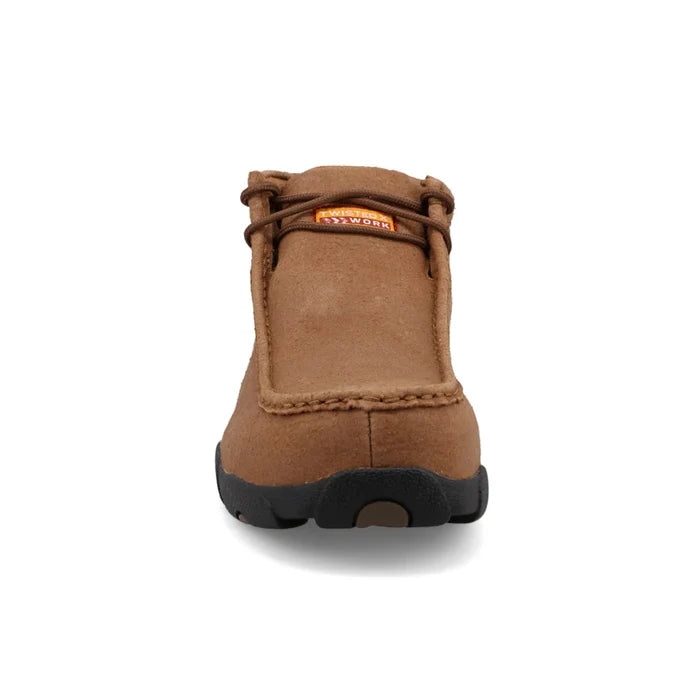 Twisted X Men's Saddle Leather Waterproof Nano Safety Toe Driving Moc Shoe MDMNTW2-Painted Cowgirl Western Store