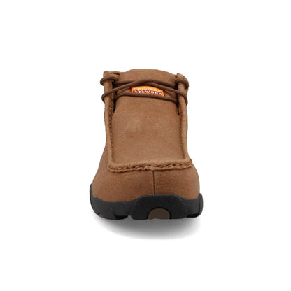 Twisted X Men's Saddle Leather Waterproof Nano Safety Toe Driving Moc Shoe MDMNTW2-Painted Cowgirl Western Store