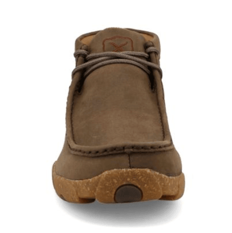 Twisted X Men's Shitake Brown Leather Chukka Driving Moc Shoe MDM0095