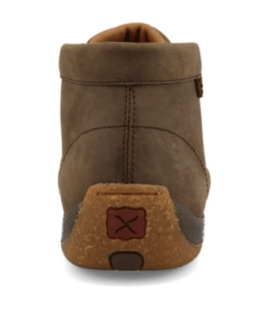 Twisted X Men's Shitake Brown Leather Chukka Driving Moc Shoe MDM0095