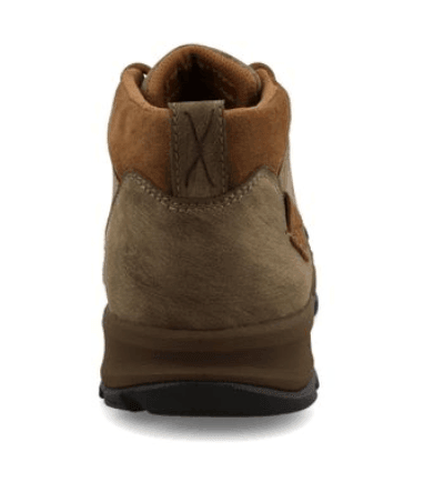 Twisted X Men's Shitake Brown Leather Waterproof 4” Work Boots Shoes MHKW008