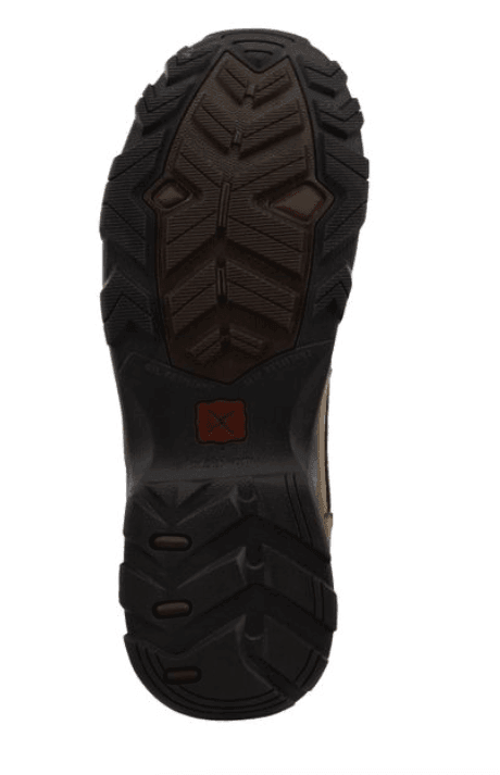 Twisted X Men's Shitake Brown Leather Waterproof 4” Work Boots Shoes MHKW008