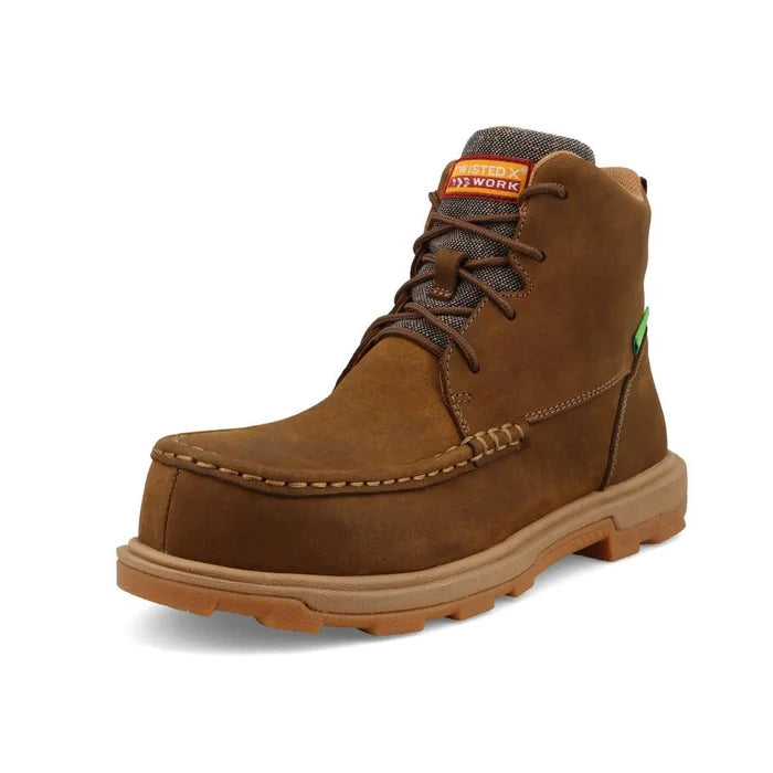Twisted X Women's 6" UltraLite X Nano Safety Toe Leather Lace Up Work Boot WULN001-Painted Cowgirl Western Store