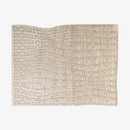 VELVET TYPE CHALLAH COVER IN CREAM