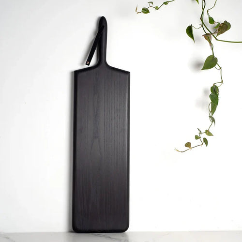 WHALE BONE MONSTER CUTTING BOARD IN EBONIZED ASH