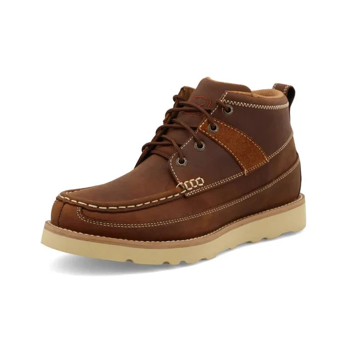 Women's Twisted X Wedge Crepe Sole 4” Lace Up Full Grain Leather Work Boots WCA0074-Painted Cowgirl Western Store