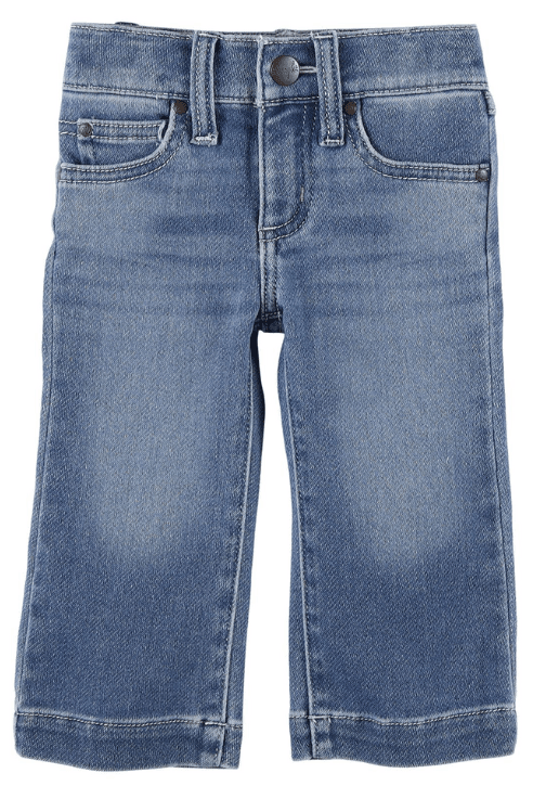 Wrangler Baby and Toddler Girl's Boot Cut Trouser Jeans 112328282-Painted Cowgirl Western Store