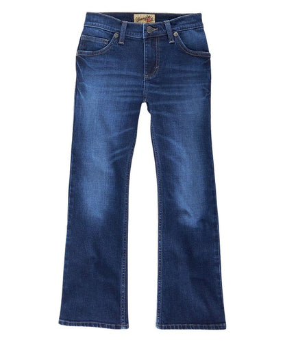 Wrangler Boy's 20X Boys No. 42 Slim Fit Dark Wash Bootcut Jeans 112325801