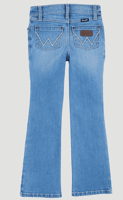 Wrangler Girl's Premium Patch Bootcut Jeans 112315035
