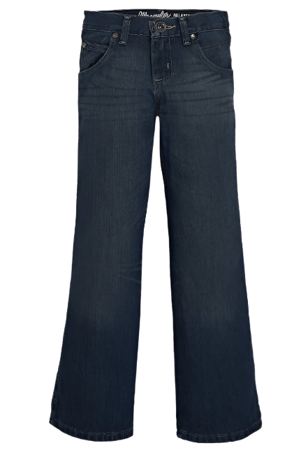 Wrangler Retro Boy's Relaxed Fit Dark Wash Bootcut Jeans BRT20NS