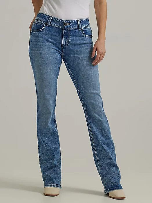Wrangler Women's Essential Jayne Mid Rise Bootcut Jeans 112345824-Painted Cowgirl Western Store