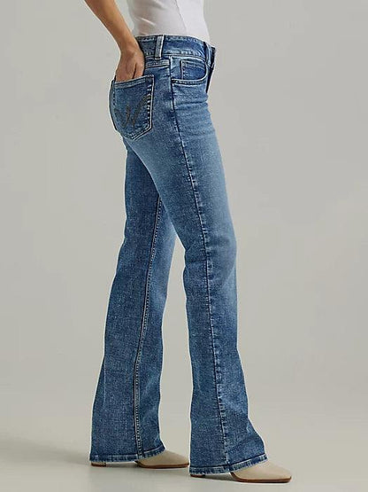 Wrangler Women's Essential Jayne Mid Rise Bootcut Jeans 112345824-Painted Cowgirl Western Store
