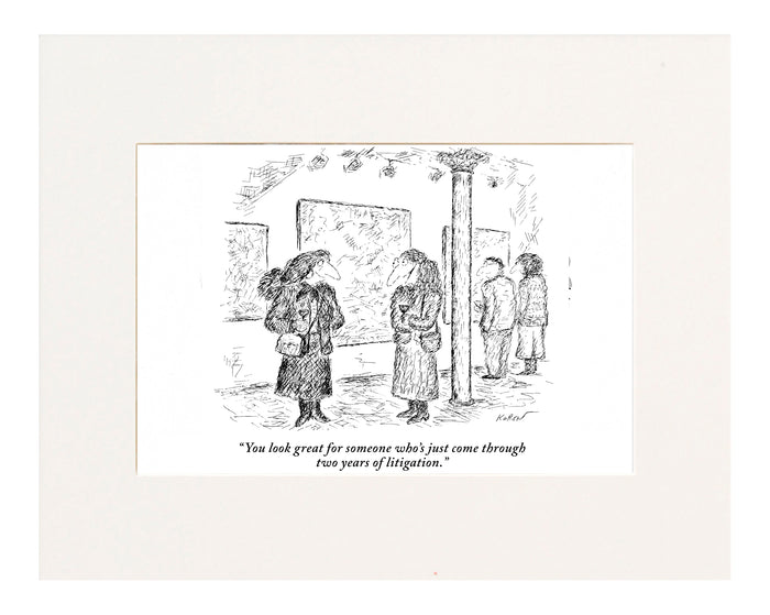 You Look Great Cartoon Print