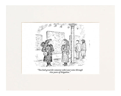 You Look Great Cartoon Print